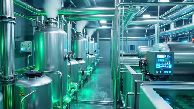 Green Ammonia: Sustainable Hydrogen Conversion in High-Tech Plant
