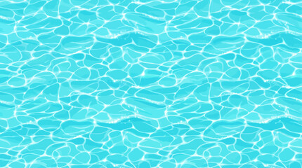 Fototapeta premium Turquoise swimming pool water ripples texture background for summer travel, resort branding, and clean refreshing wellness design, bright sunlit abstract pattern