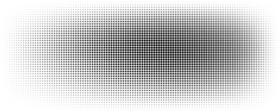Basic halftone dots effect in black and white color. Halftone effect. Halftone dots. Black white halftone.Background with monochrome dotted