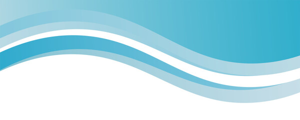 Obraz premium Blue and white business wave banner background. vector,abstrac bacground illustration