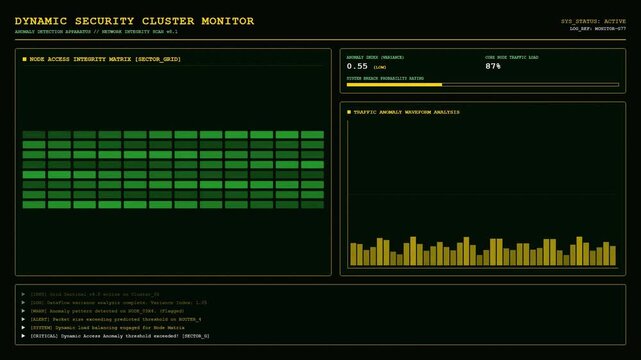 Neural Core Network Cluster Monitor Displaying Real Time Training Metrics Distributed Deep Learning Data Ingestion Matrix Green HUD Screen.