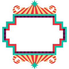 Obraz premium Festival Frame Illustration