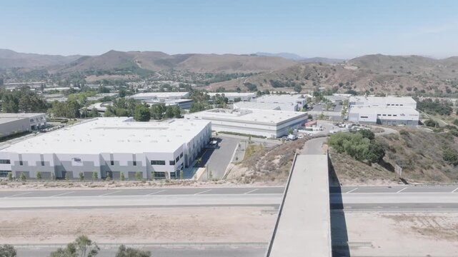 Simi Valley California Drone Aerial View