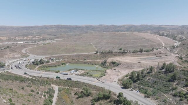 Simi Valley California Drone Aerial View