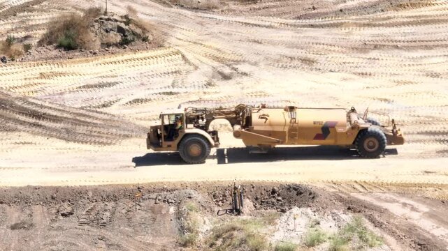 Simi Valley Landfill Dump California Drone Aerial View