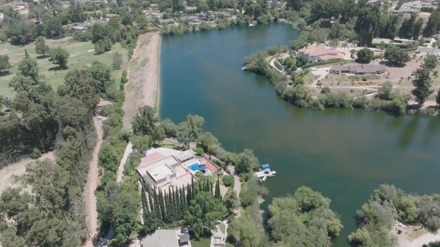 Suburban Community of Simi Valley California Drone Aerial View