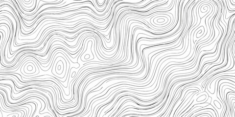 abstract wavy lines pattern black and white sketch © Raju