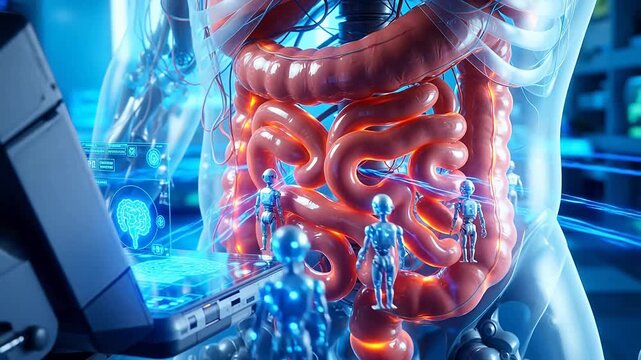 Microbot Swarm pH Mapping Inside Human Intestine, Data Transmission to External Device