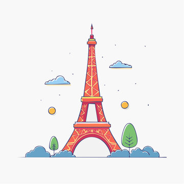 Eiffel Tower Illustration