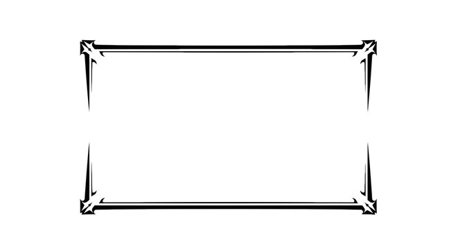 Two parallel horizontal metal rods.