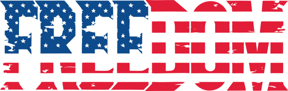 Don't tread on me distressed flag text patriotic graphic art