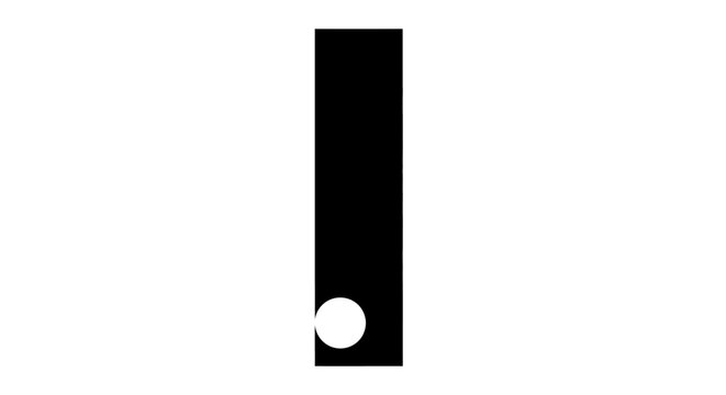 Tall vertical rectangle with circular accent