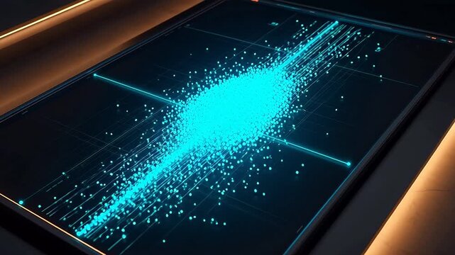 Correlation Strength Visualization: Animated Scatter Plot Dynamics