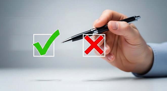 Choosing between right and wrong with a pen