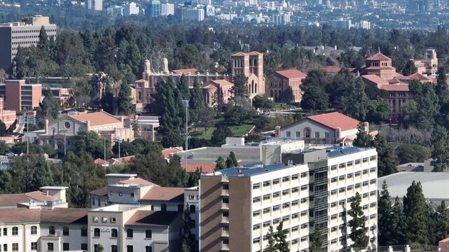 UCLA University of California, Los Angeles Drone Aerial Footage