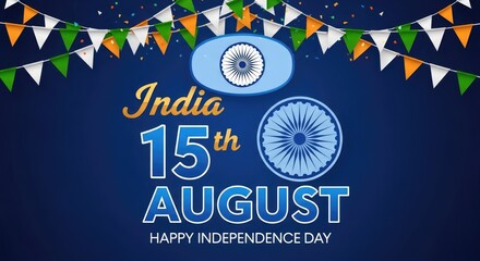 Fototapeta premium India independence day celebrations on august 15th