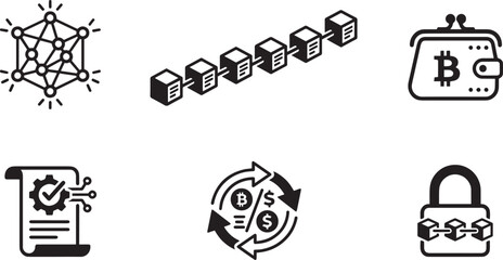 Fototapeta premium Green energy and environmental conservation icon set
