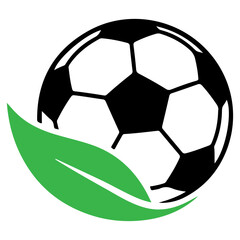 Creative Soccer Ball Logo Vector, Modern Football Icon Design for Sport Brand. Soccer Stadium Vector, Dynamic Soccer Player Kick Silhouette Vector, Sports Logo Design, Modern Football Logo Design Vect © classic shape