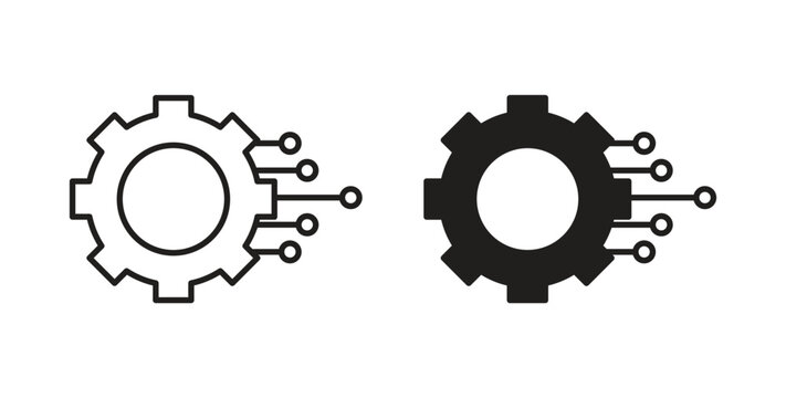 Transform icon vector design elements. icon in flat and line style.