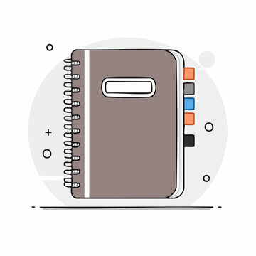 Spiral Notebook with Tabs