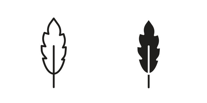Quill icon for ui app design and web designs
