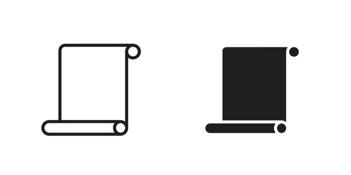 Scroll icon for ui app design and web designs