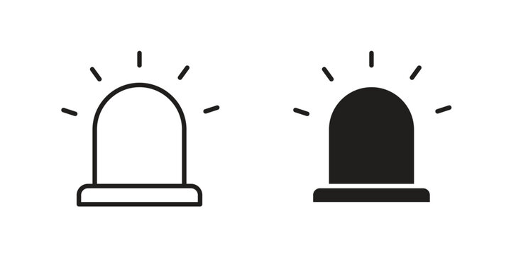 Siren icon for ui app design and web designs