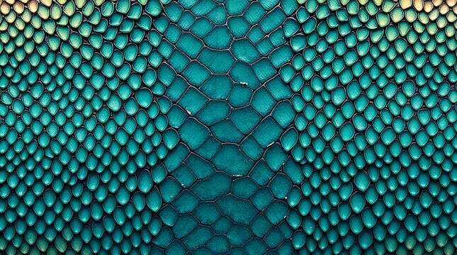 teal and turquoise reptile skin scales texture background
