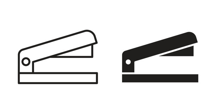 Stapler icon for ui app design and web designs