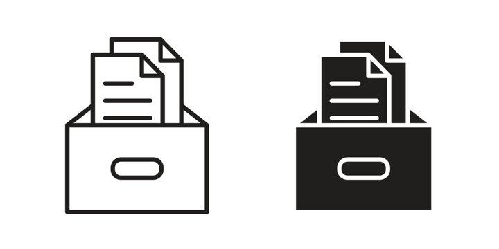 Store files icon for ui app design and web designs