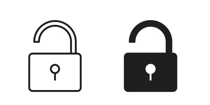 Unblocked icon for ui app design and web designs