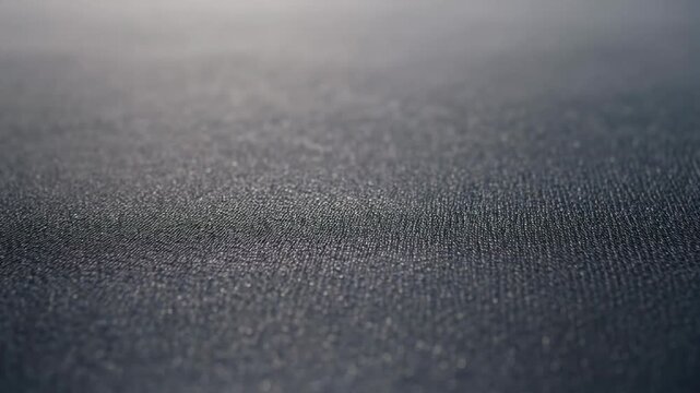 Extreme Macro Close Up Of Dark Grey Woven Fabric Texture Detailed Shot Perfect For Fashion Design Or Industrial Background Seamless Cloth Material