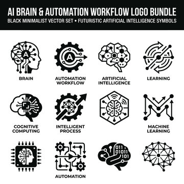 Artificial Intelligence Logo Designs.