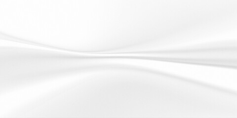 Naklejka premium Abstract illustration of pure white silk, satin, or premium cotton fabric with proportional, gently sloping folds.