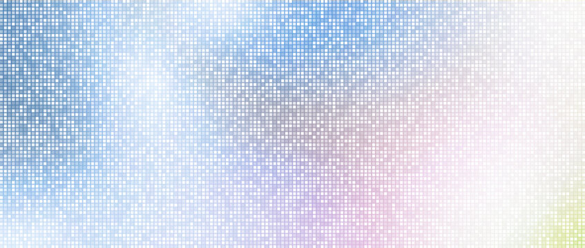 Abstract silver sequin disco ball wall with mirror squares, glitter shine and luxury disco party look.