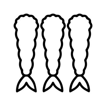 Shrimp food icon