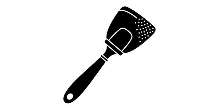 Black kitchen grater utensil tool.
