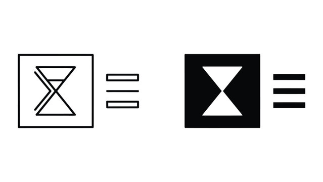 Minimalist x mark icon with equal sign variants