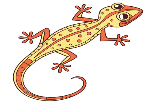 Crocodile and snake vector design