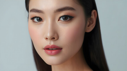 Fototapeta premium cute beautiful portrait of asian woman model
