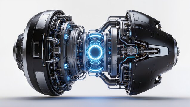 Futuristic Turbine Reactor Engine