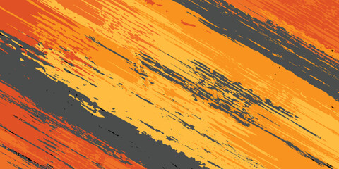 Sublimation jersey design vector brush modern grunge camouflage background paint splash splashes bold stripes brush orange stripes abstract. eps 10 © Samsul