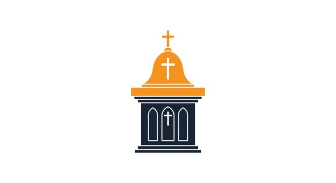 Christian church steeple tower architecture.