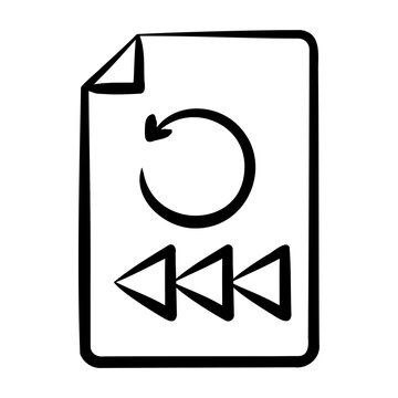 Log Viewer Icon - Handdrawn
