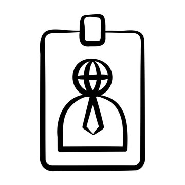 Network Id Icon - Handdrawn