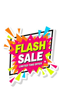 Flash Sale Limited Time Offer Explosive Burst Design
