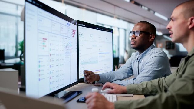 Financial Analysts Collaborate Closely