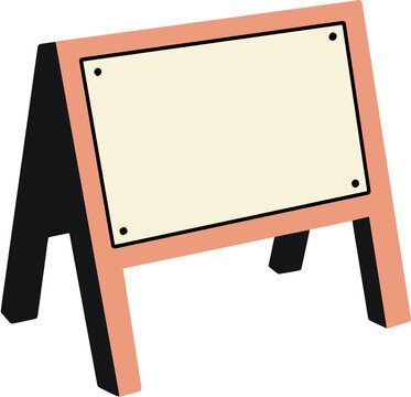 blank signboard