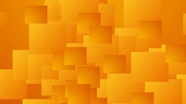 Gradient yellow orange rectangle pattern animation motion graphics background video element