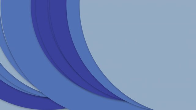 circular overlapping geometric shapes with motion effect abstract animated illustration